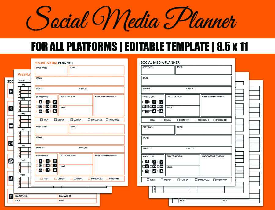 Download Social Media Content Calendar